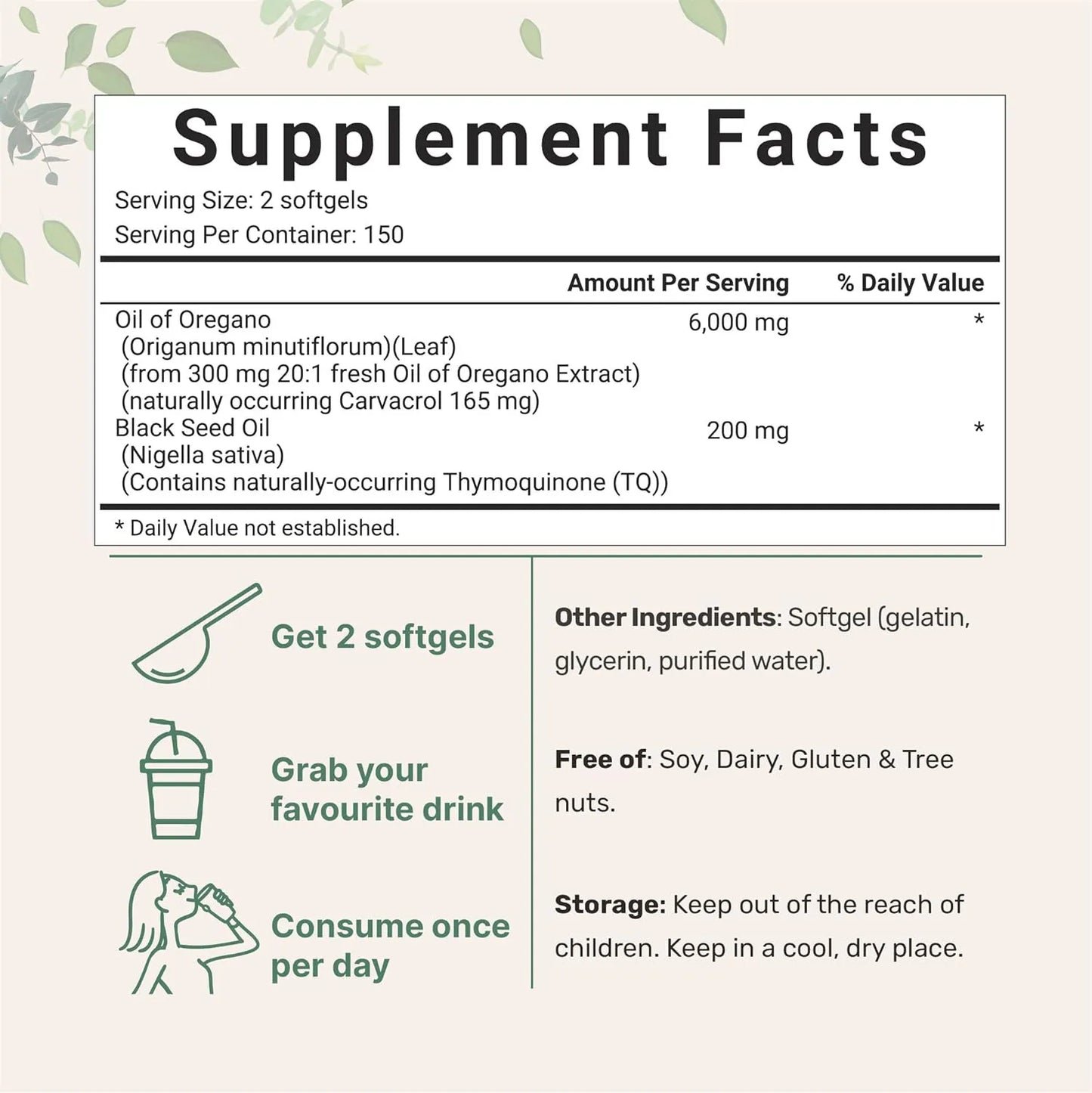 Powerful Oregano Softgels