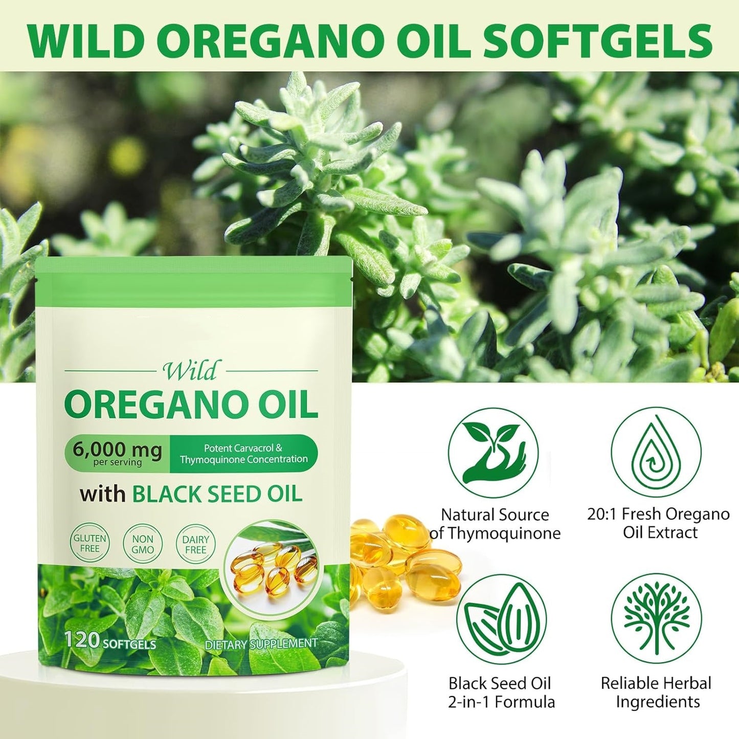 Powerful Oregano Softgels