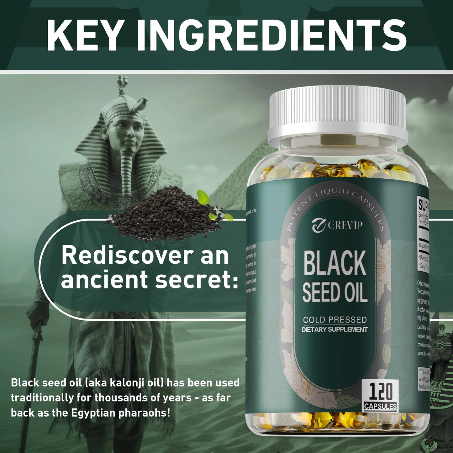 Natural Glow Black Seed Capsules